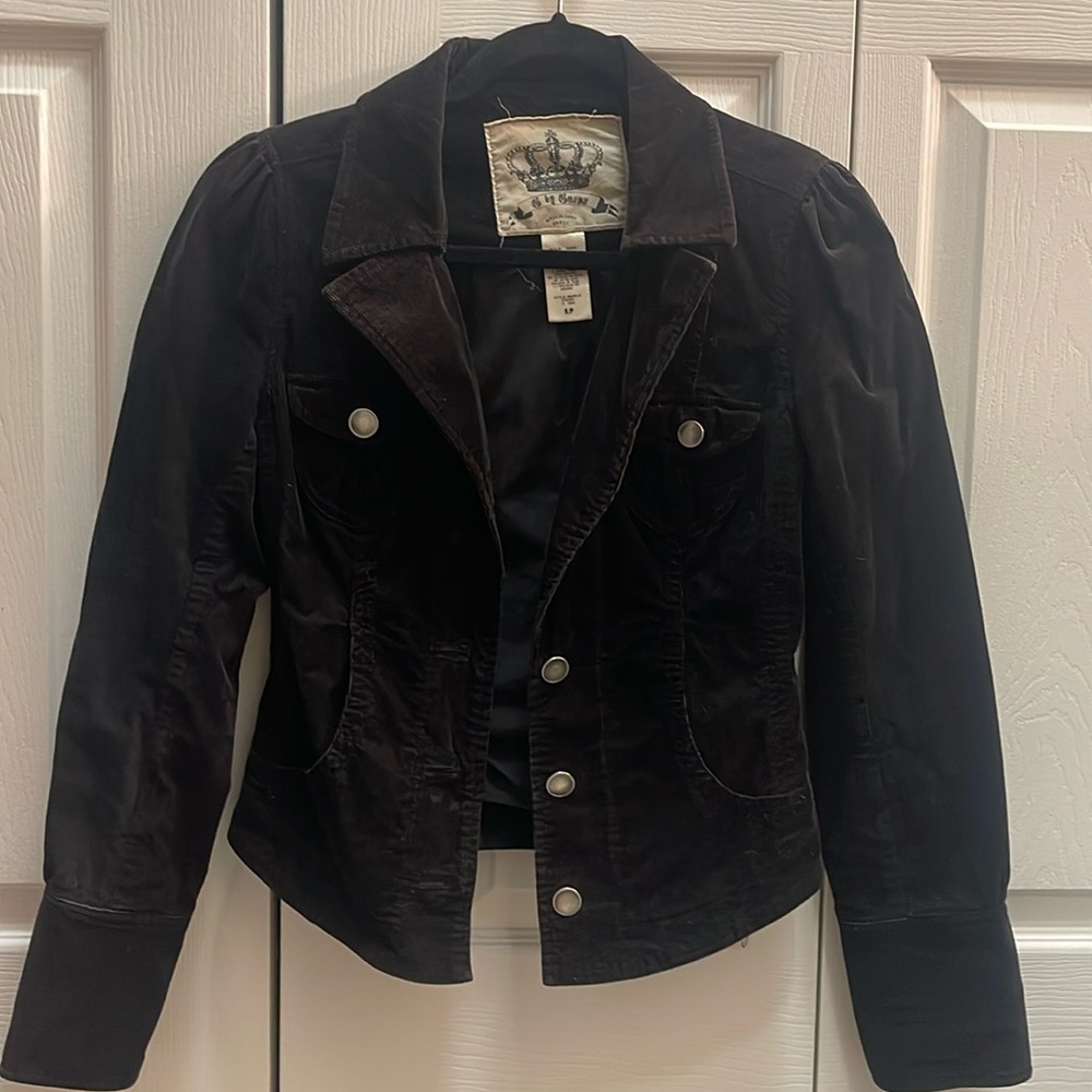 Guess black corduroy jacket